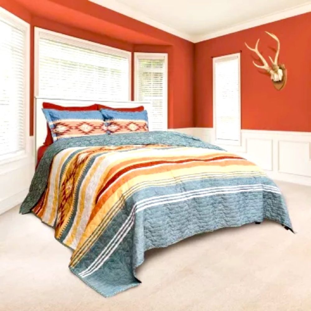 Yellowstone king 3-Piece Quilt Set